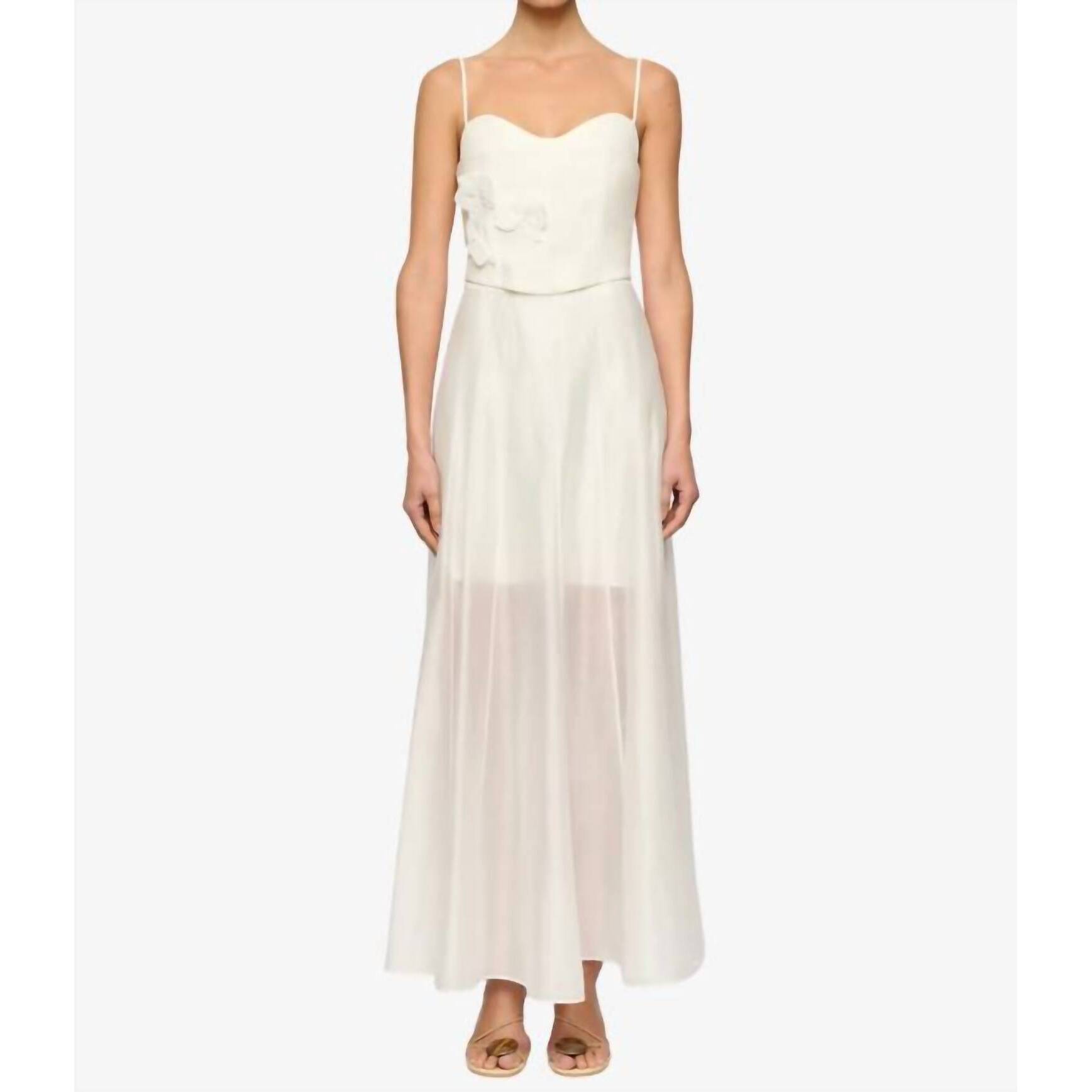 New Clea Aleora Buster Top In Off White